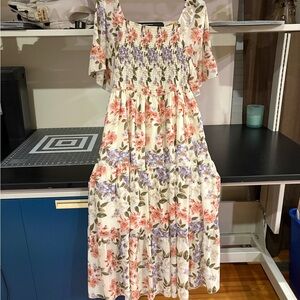 Floral Print Women's Dress